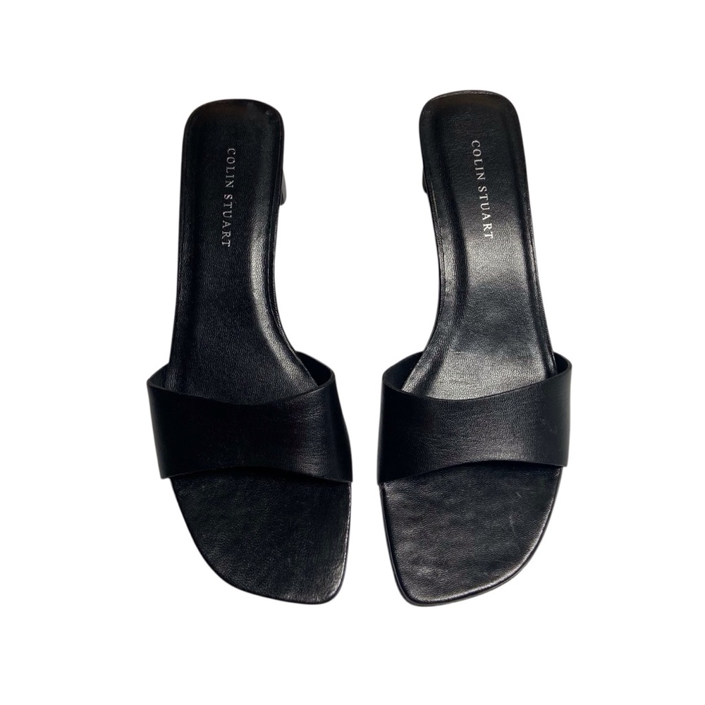 Colin Stuart Black Women's Slides Sandals - Picture 12 of 12